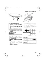 Предварительный просмотр 69 страницы Yamaha RX10GTX Owner'S Manual