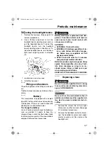 Предварительный просмотр 73 страницы Yamaha RX10GTX Owner'S Manual