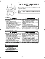 Preview for 12 page of Yamaha RX10RL Owner'S Manual