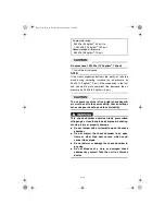 Preview for 74 page of Yamaha RX10RTW Owner'S Manual