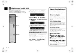 Preview for 9 page of Yamaha RXA830 Quick Manual