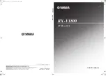 Yamaha RXV1800BL Owner'S Manual preview