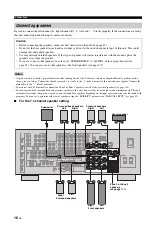 Preview for 20 page of Yamaha RXV1800BL Owner'S Manual