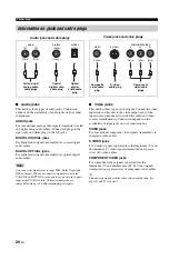 Preview for 24 page of Yamaha RXV1800BL Owner'S Manual