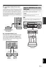 Preview for 35 page of Yamaha RXV1800BL Owner'S Manual