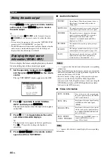 Preview for 48 page of Yamaha RXV1800BL Owner'S Manual