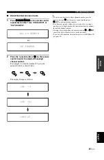 Preview for 65 page of Yamaha RXV1800BL Owner'S Manual