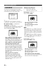 Preview for 84 page of Yamaha RXV1800BL Owner'S Manual