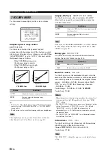 Preview for 88 page of Yamaha RXV1800BL Owner'S Manual