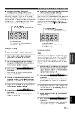 Preview for 103 page of Yamaha RXV1800BL Owner'S Manual