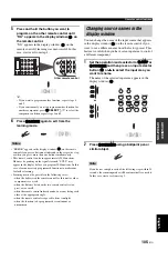 Preview for 109 page of Yamaha RXV1800BL Owner'S Manual