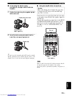 Preview for 23 page of Yamaha RXV3800BL Owner'S Manual