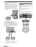 Preview for 34 page of Yamaha RXV3800BL Owner'S Manual