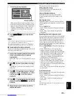 Preview for 43 page of Yamaha RXV3800BL Owner'S Manual