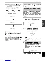 Preview for 63 page of Yamaha RXV3800BL Owner'S Manual