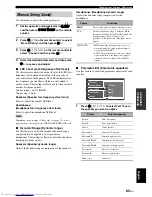 Preview for 89 page of Yamaha RXV3800BL Owner'S Manual