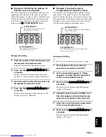 Preview for 107 page of Yamaha RXV3800BL Owner'S Manual