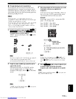 Preview for 117 page of Yamaha RXV3800BL Owner'S Manual