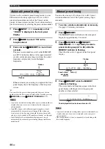 Preview for 46 page of Yamaha RXV463BL Owner'S Manual