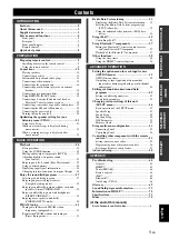 Preview for 5 page of Yamaha RXV765 - RX AV Receiver Owner'S Manual