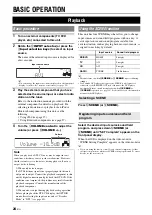 Preview for 28 page of Yamaha RXV765 - RX AV Receiver Owner'S Manual