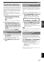 Preview for 29 page of Yamaha RXV765 - RX AV Receiver Owner'S Manual