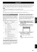 Preview for 39 page of Yamaha RXV765 - RX AV Receiver Owner'S Manual