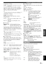 Preview for 53 page of Yamaha RXV765 - RX AV Receiver Owner'S Manual