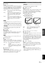 Preview for 55 page of Yamaha RXV765 - RX AV Receiver Owner'S Manual