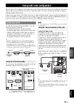 Preview for 57 page of Yamaha RXV765 - RX AV Receiver Owner'S Manual