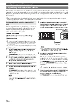 Preview for 60 page of Yamaha RXV765 - RX AV Receiver Owner'S Manual