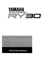 Yamaha RY30 Operating Manual preview