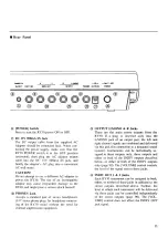 Preview for 18 page of Yamaha RY30 Operating Manual