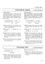 Preview for 108 page of Yamaha RY30 Operating Manual