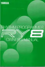 Preview for 1 page of Yamaha RY8 Owner'S Manual