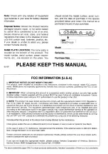 Предварительный просмотр 3 страницы Yamaha RY8 Owner'S Manual