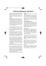 Предварительный просмотр 2 страницы Yamaha RY9 Owner'S Manual