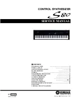 Yamaha S-80 Service Manual предпросмотр