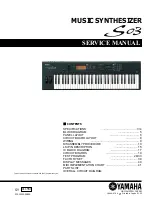 Yamaha S03 voice editor Service Manual preview