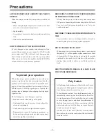 Preview for 2 page of Yamaha S112IV Owner'S Manual