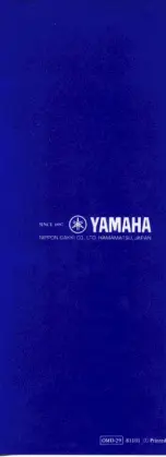 Preview for 5 page of Yamaha S3115H Owner'S Manual