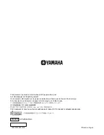 Preview for 12 page of Yamaha Saxophone Owner'S Manual