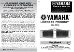 Yamaha Seascooter SeaWing User Manual preview
