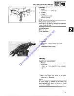 Предварительный просмотр 19 страницы Yamaha SH50A Service Manual