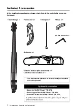 Preview for 8 page of Yamaha SILENT Bass SLB300 PRO Owner'S Manual