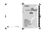 Предварительный просмотр 18 страницы Yamaha SILENT Bass SVB-100 Owner'S Manual