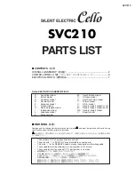 Preview for 21 page of Yamaha Silent Cello SVC210 Service Manual