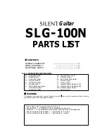 Предварительный просмотр 15 страницы Yamaha Silent Guitar SLG-100N Service Manual