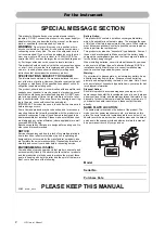 Предварительный просмотр 2 страницы Yamaha Silent Piano SC2 Owner'S Manual