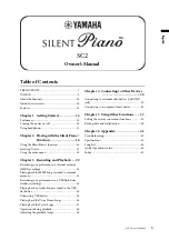 Предварительный просмотр 5 страницы Yamaha Silent Piano SC2 Owner'S Manual